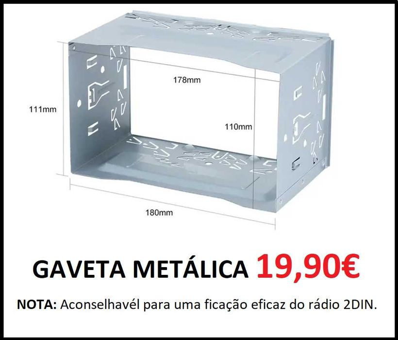 (NOVO) Rádio 2DIN 7" • MERCEDES • W163 W168 W208 W210 W414 • Android