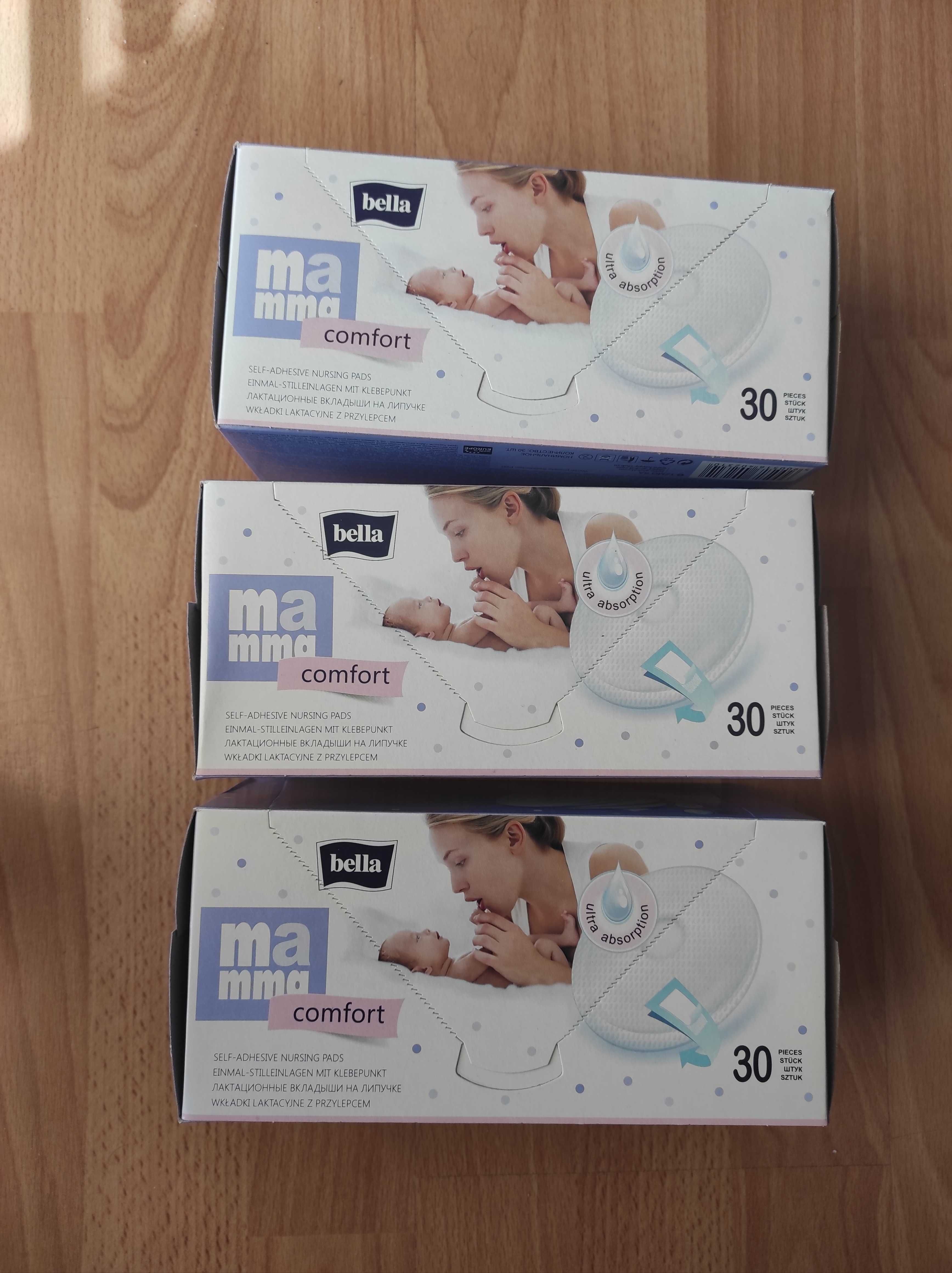 Wkładki laktacyjne Bella mamma comfort zestaw 3 opakowania x 30 sztuk