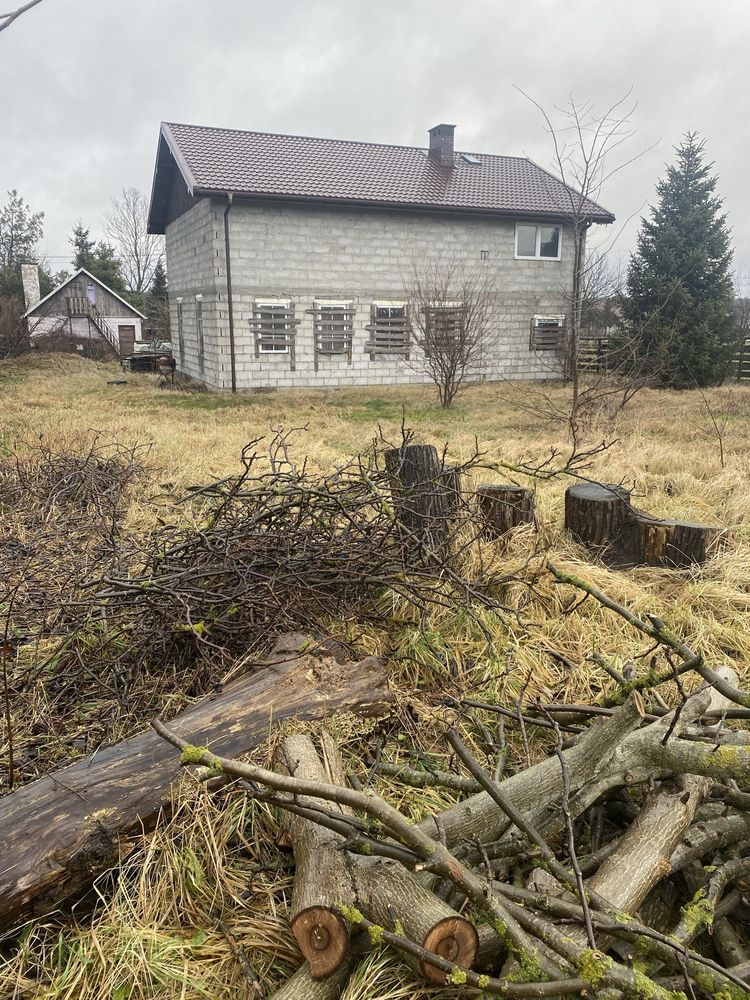 Działka z zabudową