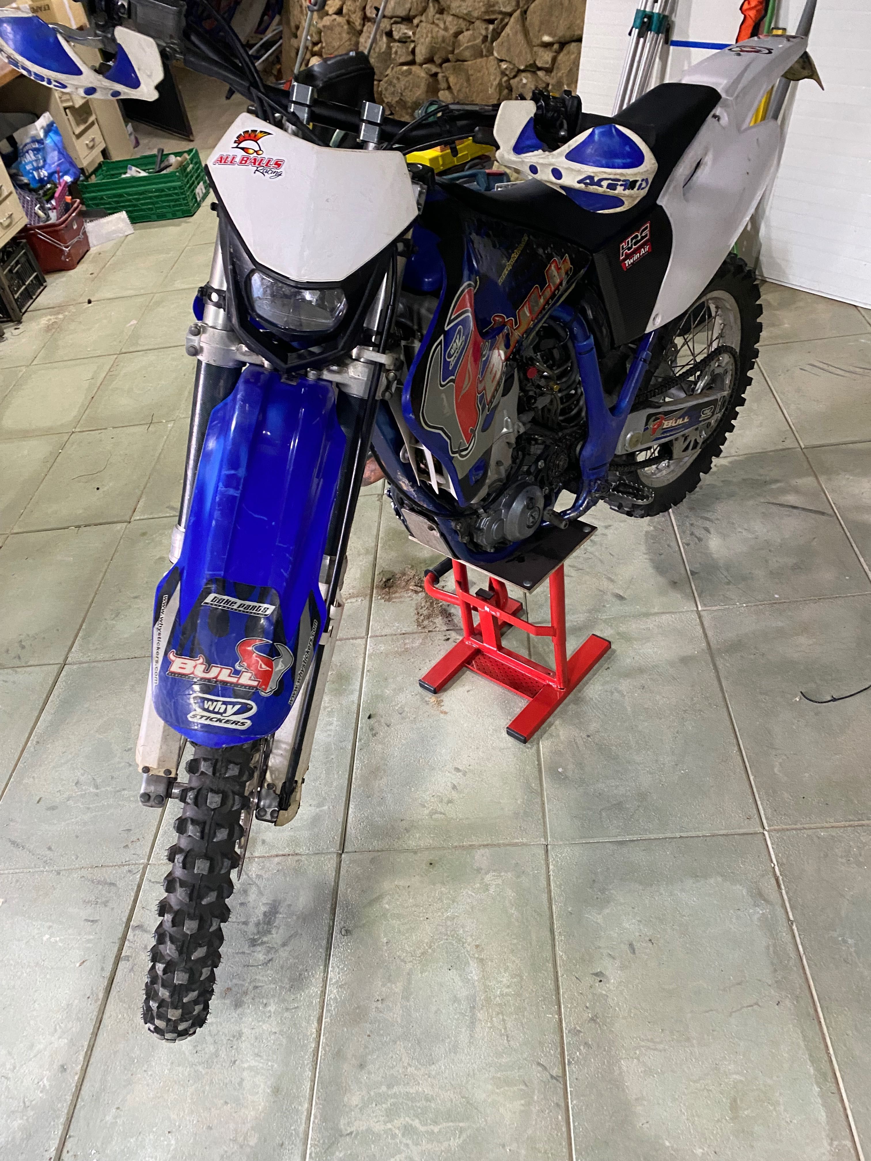 yamaha cross 426 yzf azul/branca