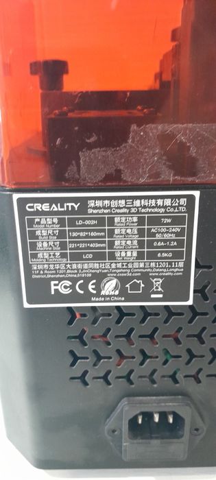 3D-принтер Creality LD-002H (LCD, смола