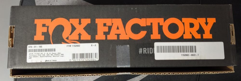 Amortyzator Damper Fox Float X2 205x65 Trunnion, MY2025, gwarancja do