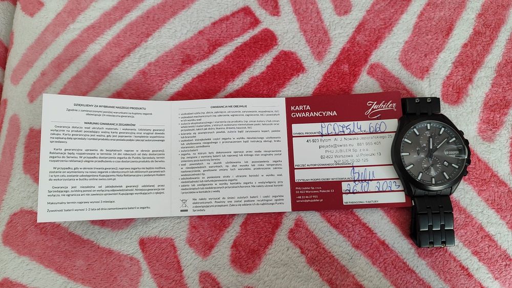 Zegarek męski Lee Cooper