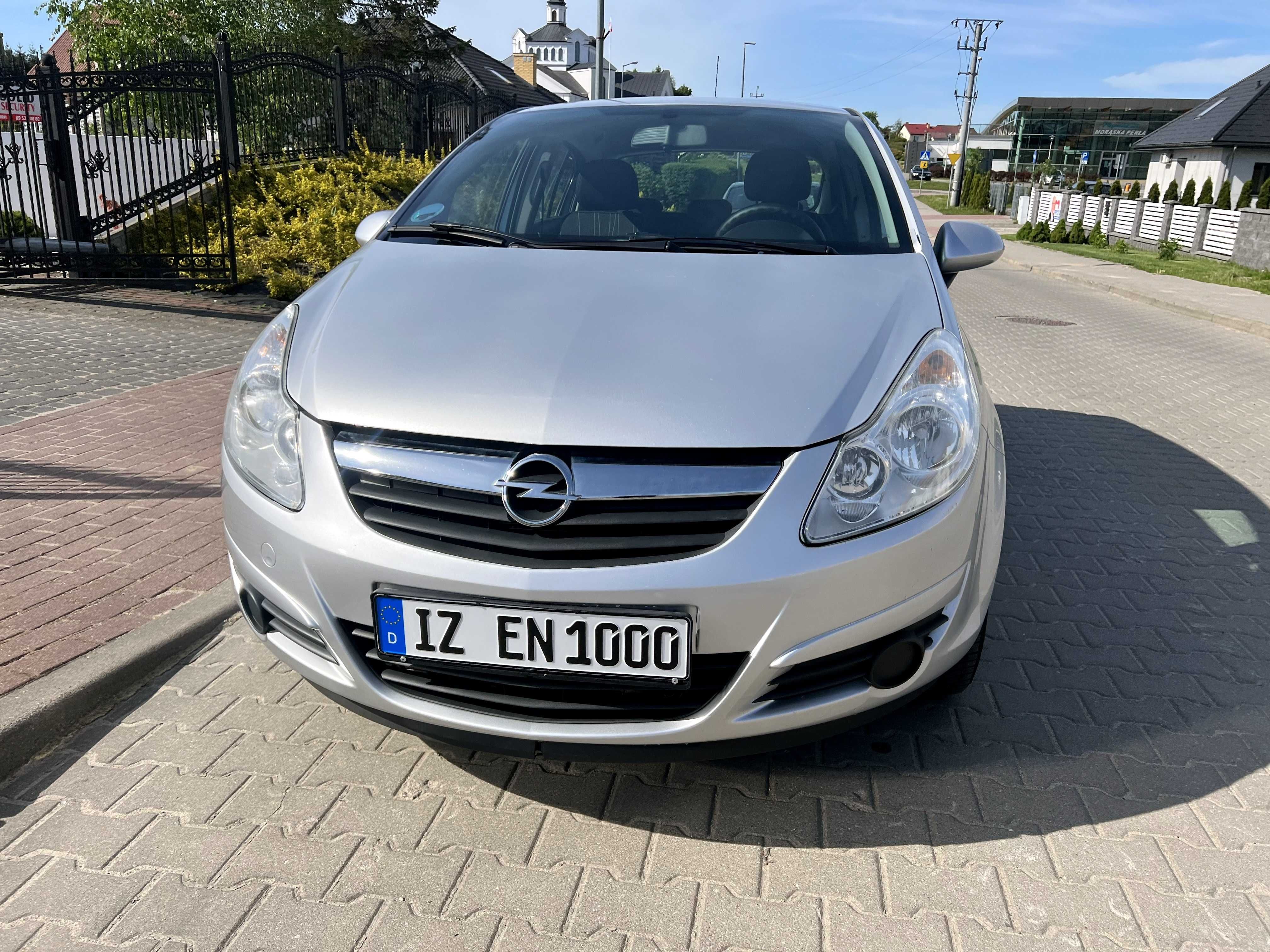 OPEL CORSA 2008r 1.2 benz KLIMA/5 DRZWI wzorowy stan 150 tys km !