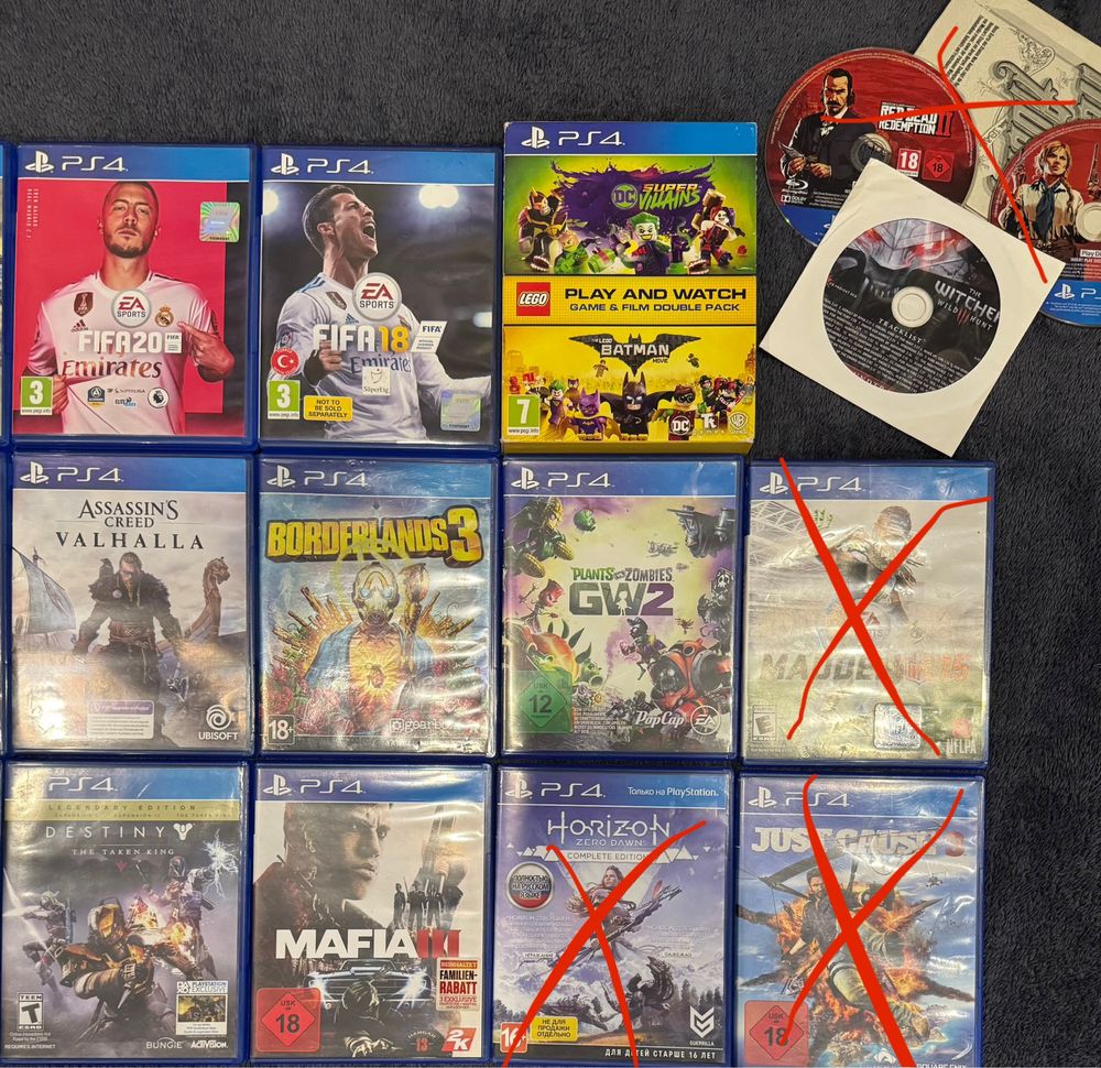 Продам диски ps 4 ДИВИТИСЯ ОПИСАННЯ