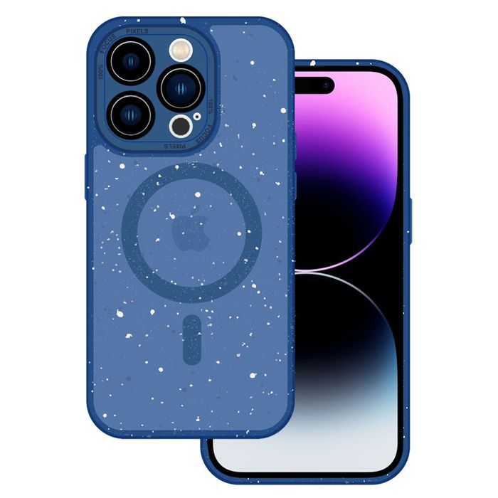 Tel Protect Magnetic Splash Frosted Case Do Iphone 14 Pro Granatowy