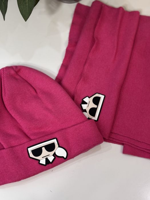 Брендовий комплект шапка та шарф Karl Lagerfeld,новий