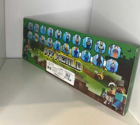 Zestaw figurek Minecraft 20 szt ludziki klocki MyWorld World my