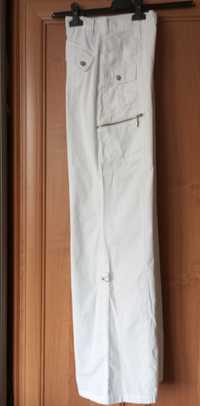 Białe spodnie damskie
