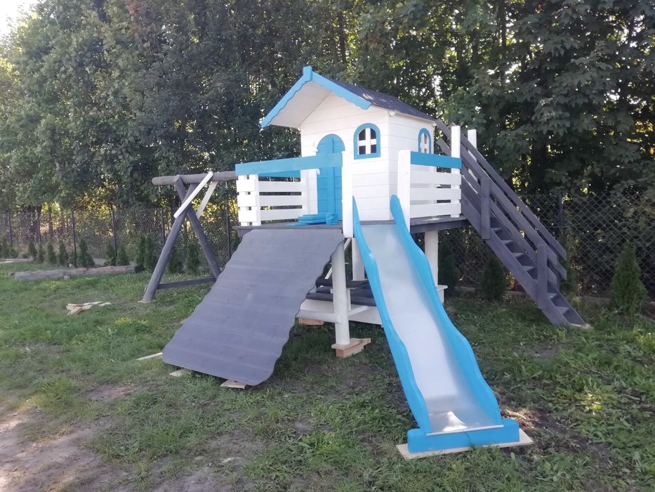 Plac zabaw domek piaskownica ścianka huśtawka dostawa cała PL
