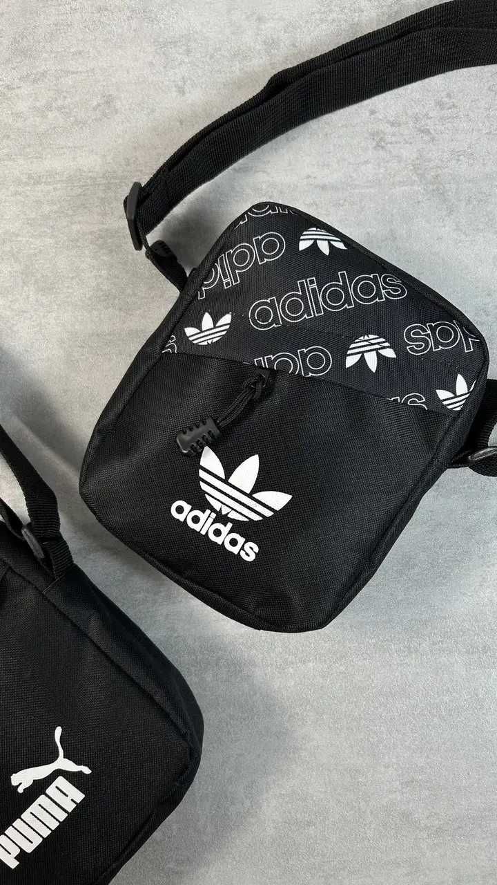 ОПТ 150грн чорна чоловіча, барсетка, спортивна, сумка, адидас, adidas