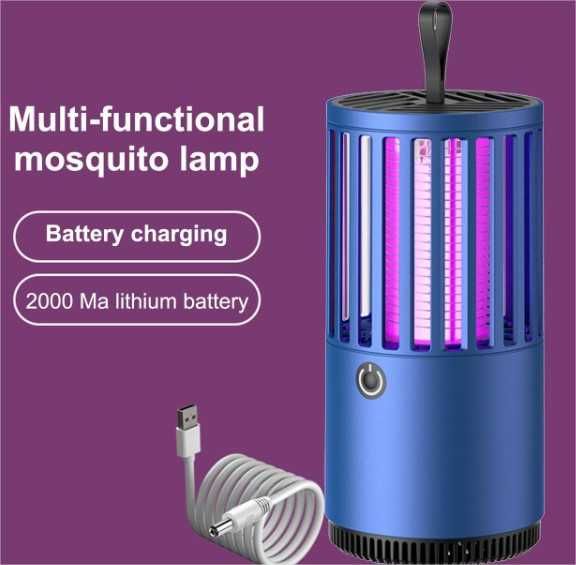 Лампа-пастка ловушка для комарів usb
