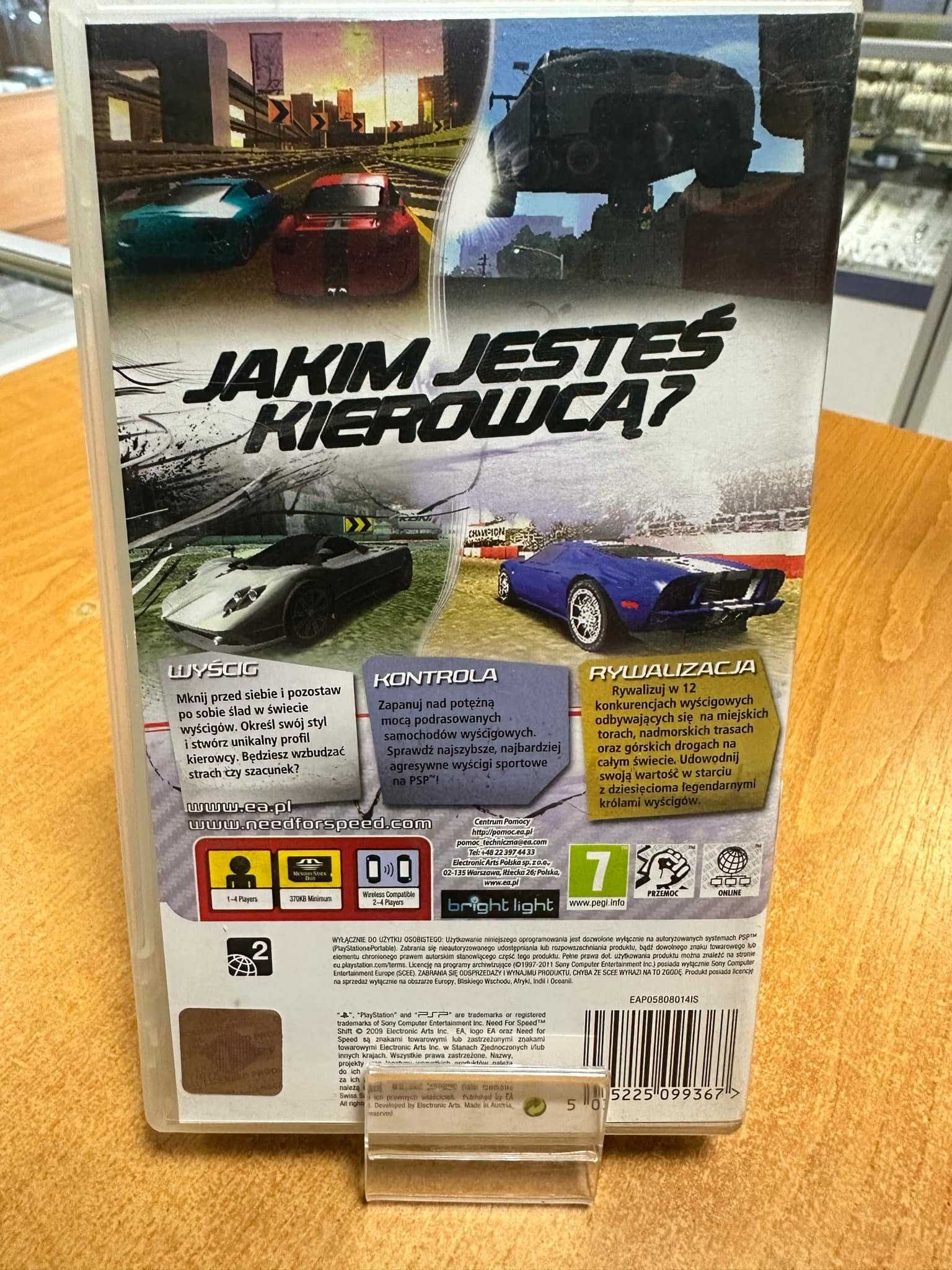 Gra na PSP Need For Speed Shift