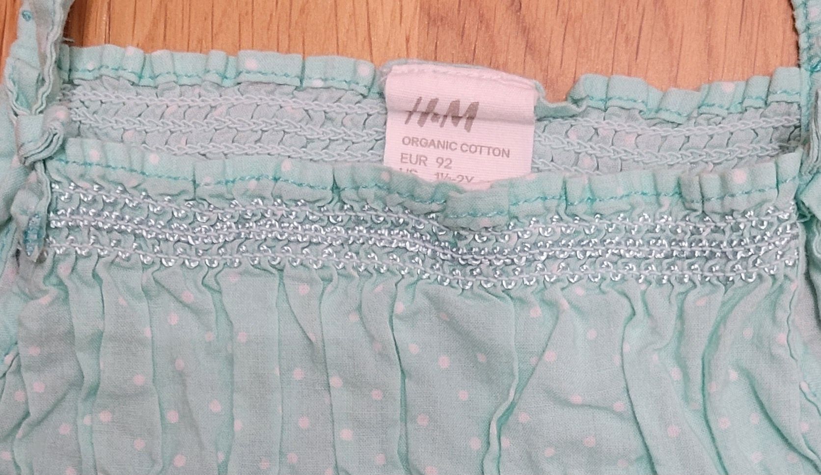 Letnie przewiewne body H&M 92 stan bdb
