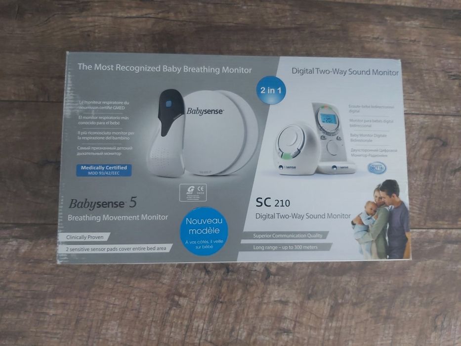 Hisense 2w1 Babysense Monitor oddechu + Niania Elektroniczna SC-210