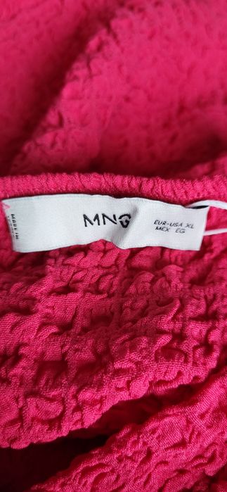 Mango malinowy Top z teksturą XL
