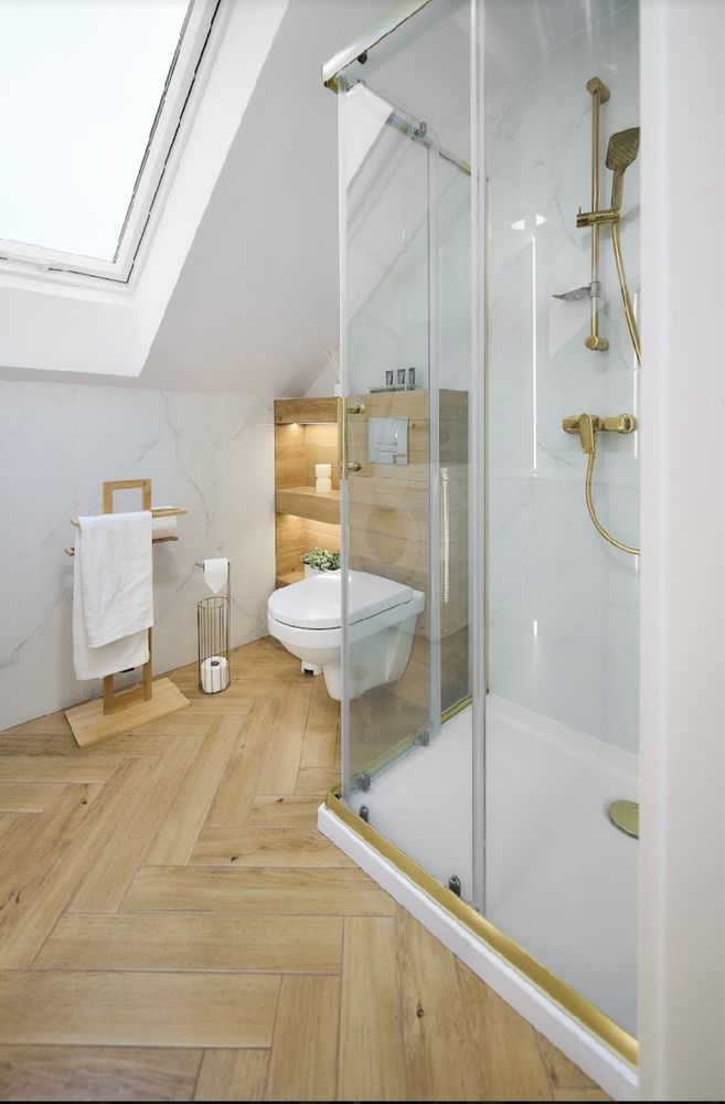 Domek wśród sosen z balią z jacuzzi i SAUNĄ , Borsk,