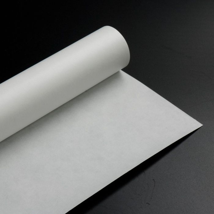 Рулон крафт бумаги белого цвета упаковочная подарочная 80 м