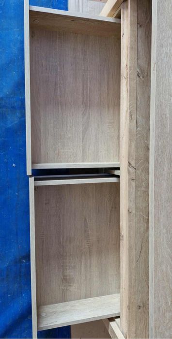 Komoda pod telewizor szafka rtv z szufladami jasne drewno