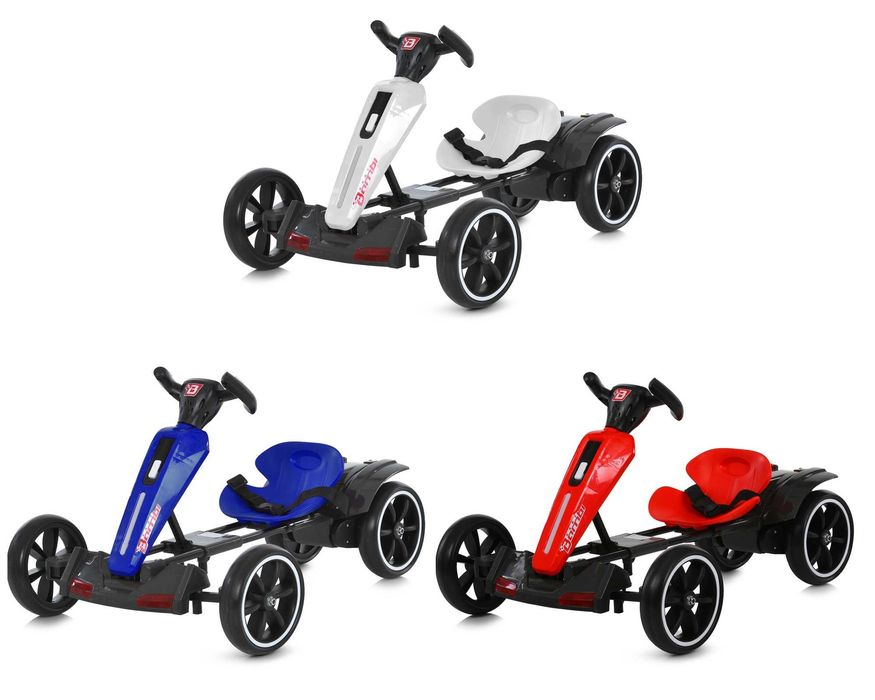 Дитячий електро карт картинг Пульт,світло,музика,складний до 30 кг