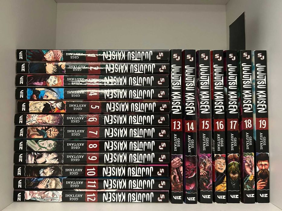 Mangás Jujutsu Kaisen em inglês 1-19