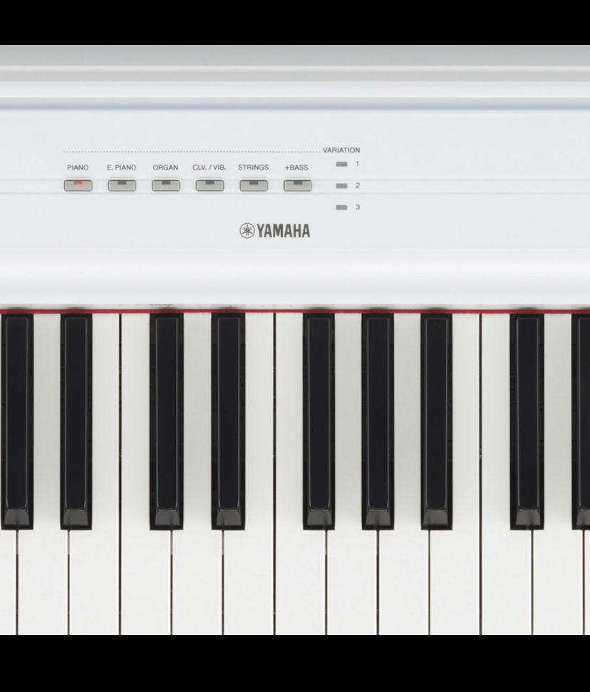 Piano yamaha P125 branco