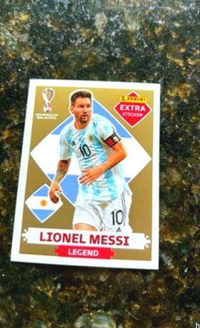 Figurinha da copa 2022 Lionel Messi