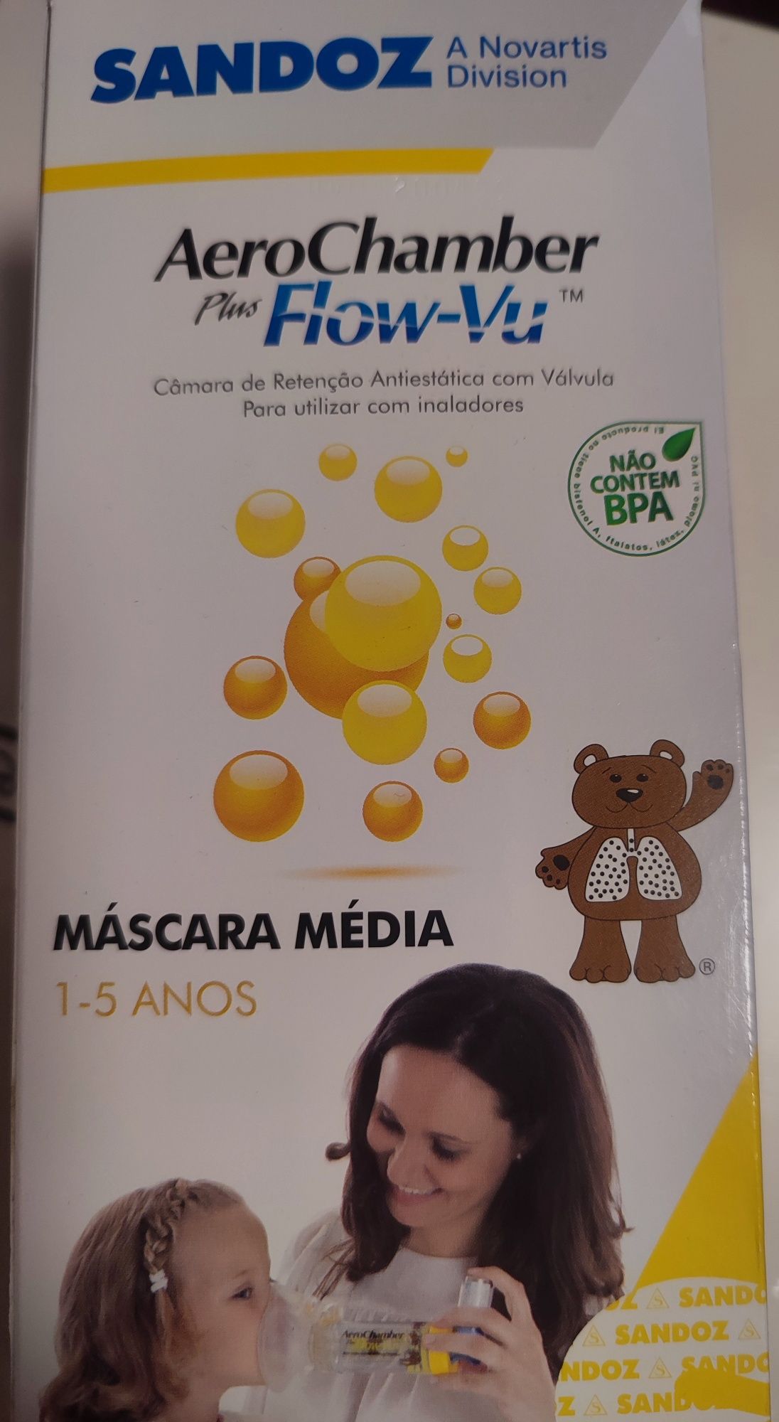 Máscara para inalador AeroChamber plus