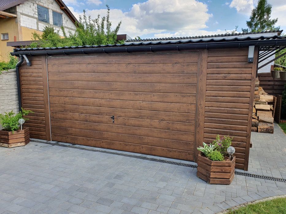 Garaż Blaszany 4x5 Blaszak Drewnopodobny PREMIUM garaże WZMOCNIONE !!!