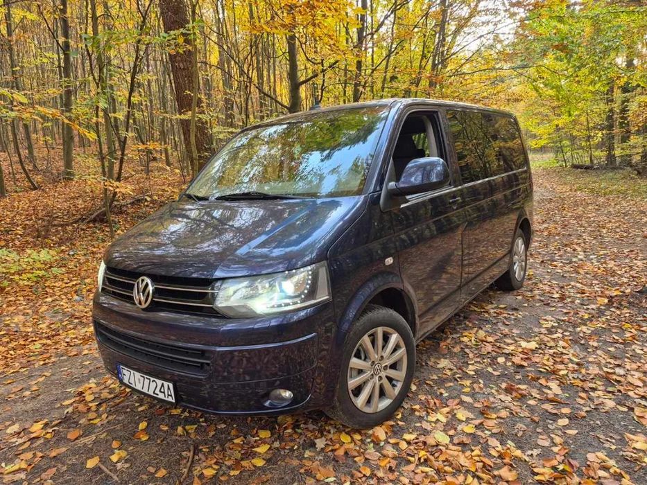 Volkswagen Multivan VW T5 lift 5 osób automat 2.0tdi 180ps ZAREJESTROWANY