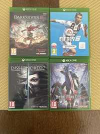 Xbox One Fifa 19, Dishonored 2, Darksiders III, Devil May Cry 5!