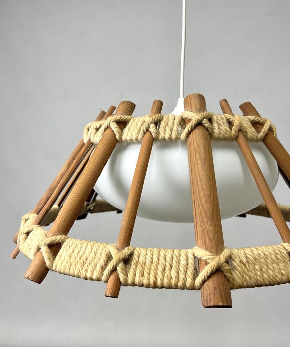 Candeeiro pendente vintage escandinavo, anos 70