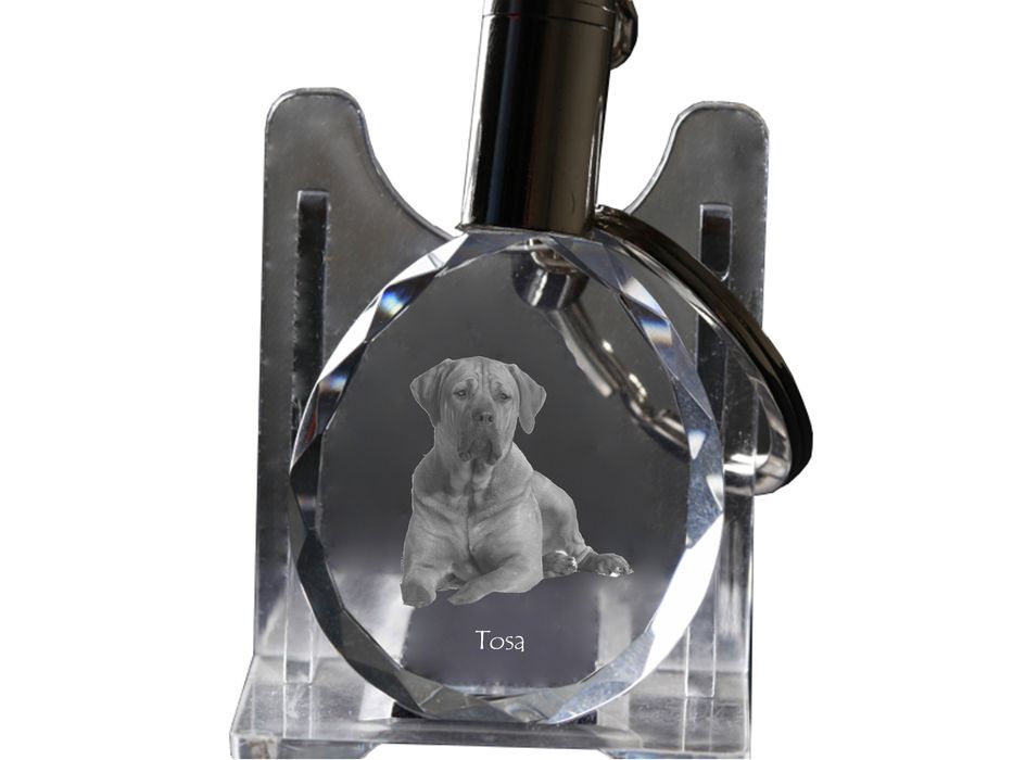 Tosa Inu brelok do kluczy owalny z koniem Art-Dog