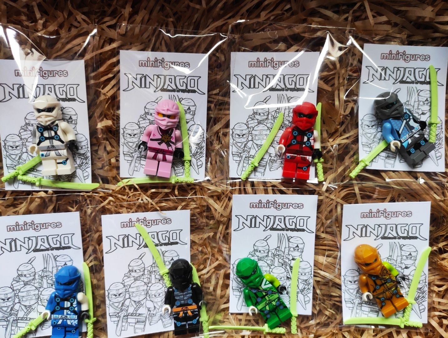 Ninjago SETs minifiguras compatível com LeGo