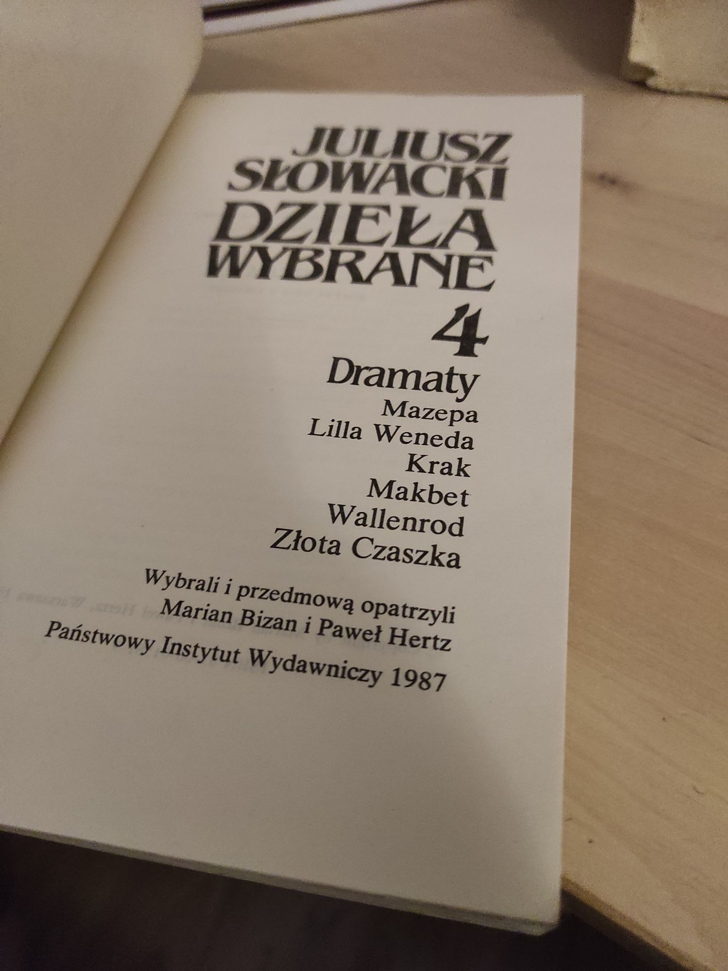 Juliusz Słowacki Dzieła wybrane Dramaty