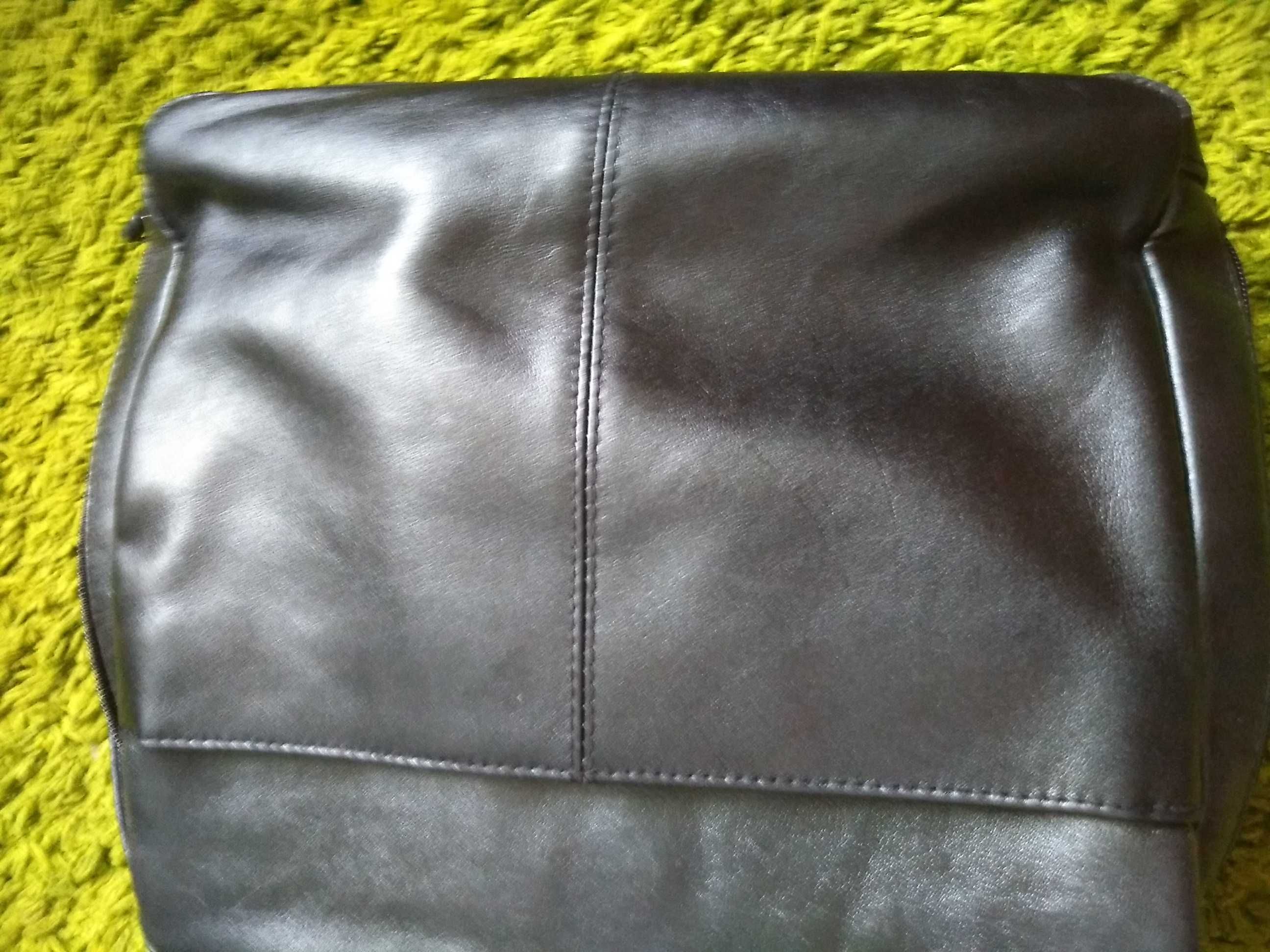 Кожаная черная женская сумка. Натуральная кожа