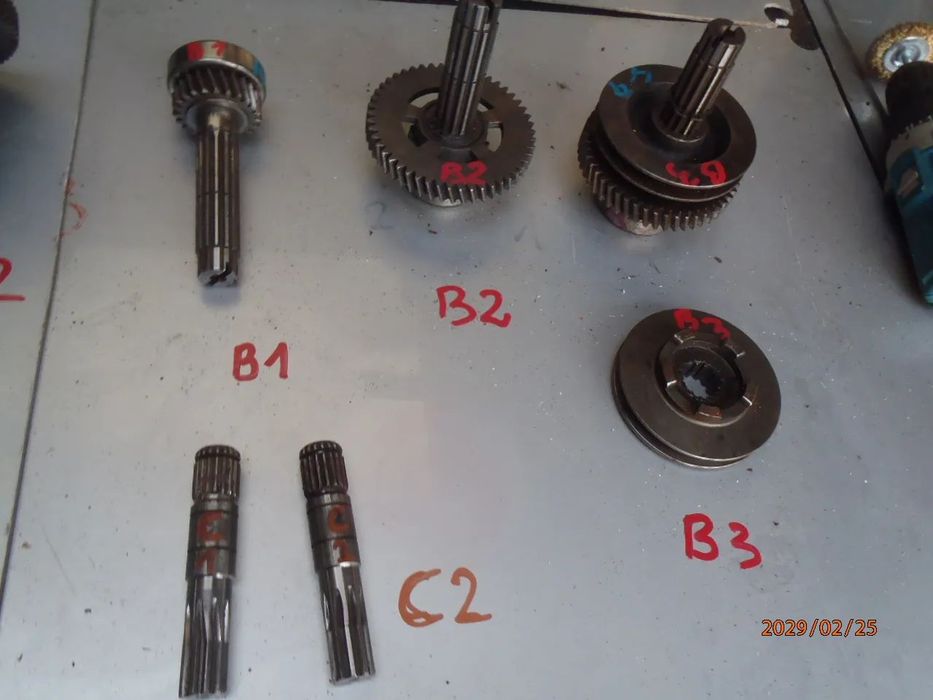 skrzynia biegów tryby frez koło zębatka łożysko napęd mechanizm różnicowy aixam ligier chatenet simpa beriel nova xtoo xtu baroder microcar jDM Grecav Bellier 741 721 751