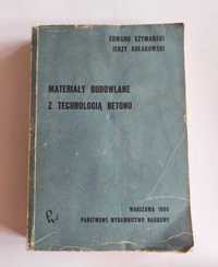 Materiały budowlane z technologią betonu Edward Szymański 1986