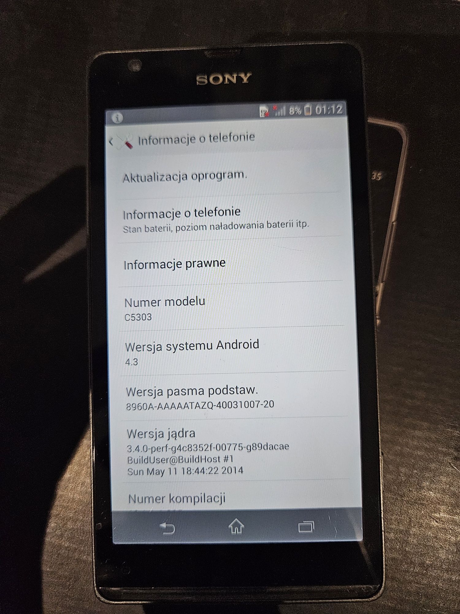 Sony xperia sp w pełni sprawna super stan