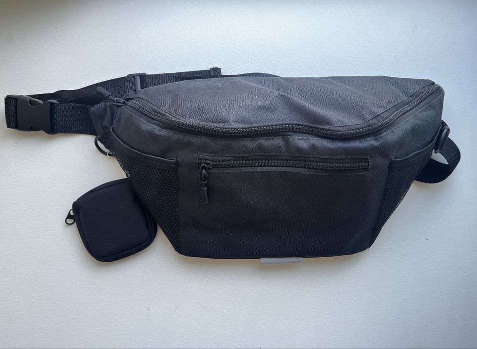 Якісна велика сумка бананка на 8 кишень