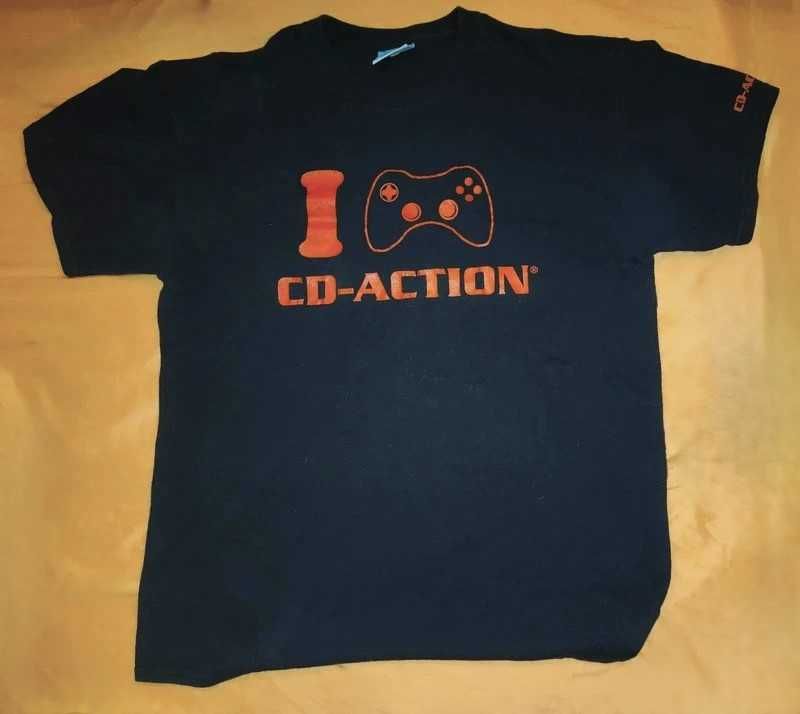 Koszulka z magazynu CD Action unikat z 18 urodzin we Wrocławiu gry