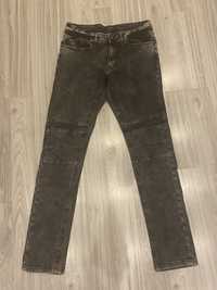 skinny jeansy szare spodnie jeans L32 W30