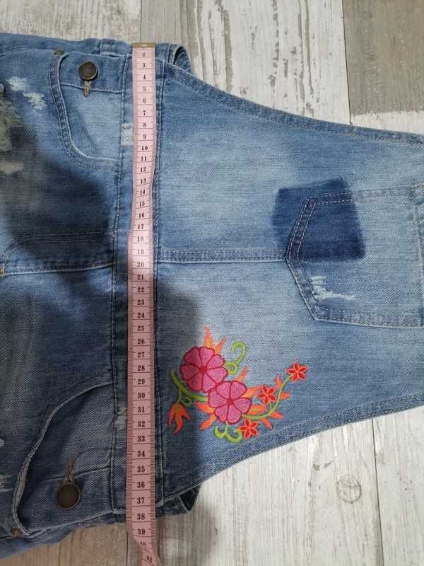 Jeansowe ogrodniczki na 158 cm Denim Co