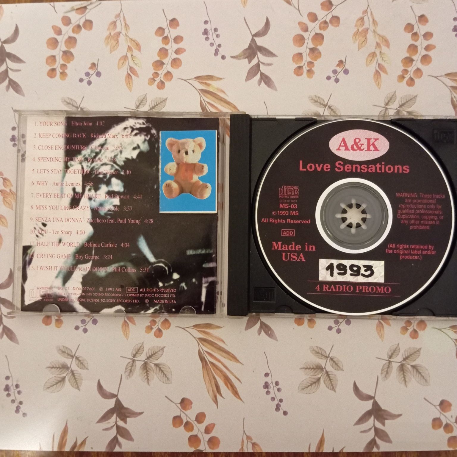 Love Sensations, CD,niesamowita kompilacja miłosnych hitów, stan bdb,