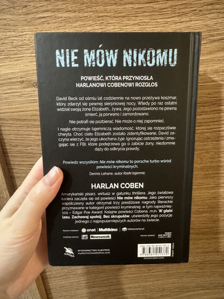 Nie mów nikomu Harlan Coben