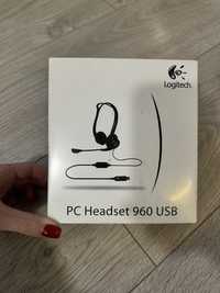 Słuchawki przewodowe z mikrofonem Logitech Headset 960 OEM