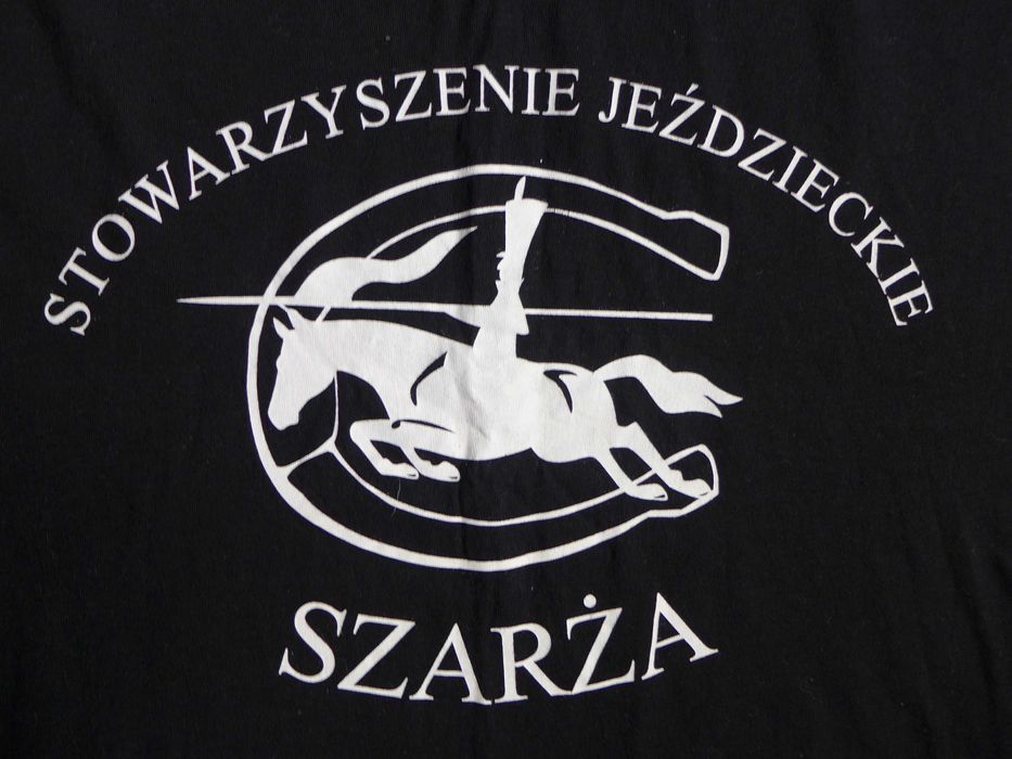 Stwarzyszenie Jeździeckie SZARŻA t-shirt klubowy koszulka jeździecka L