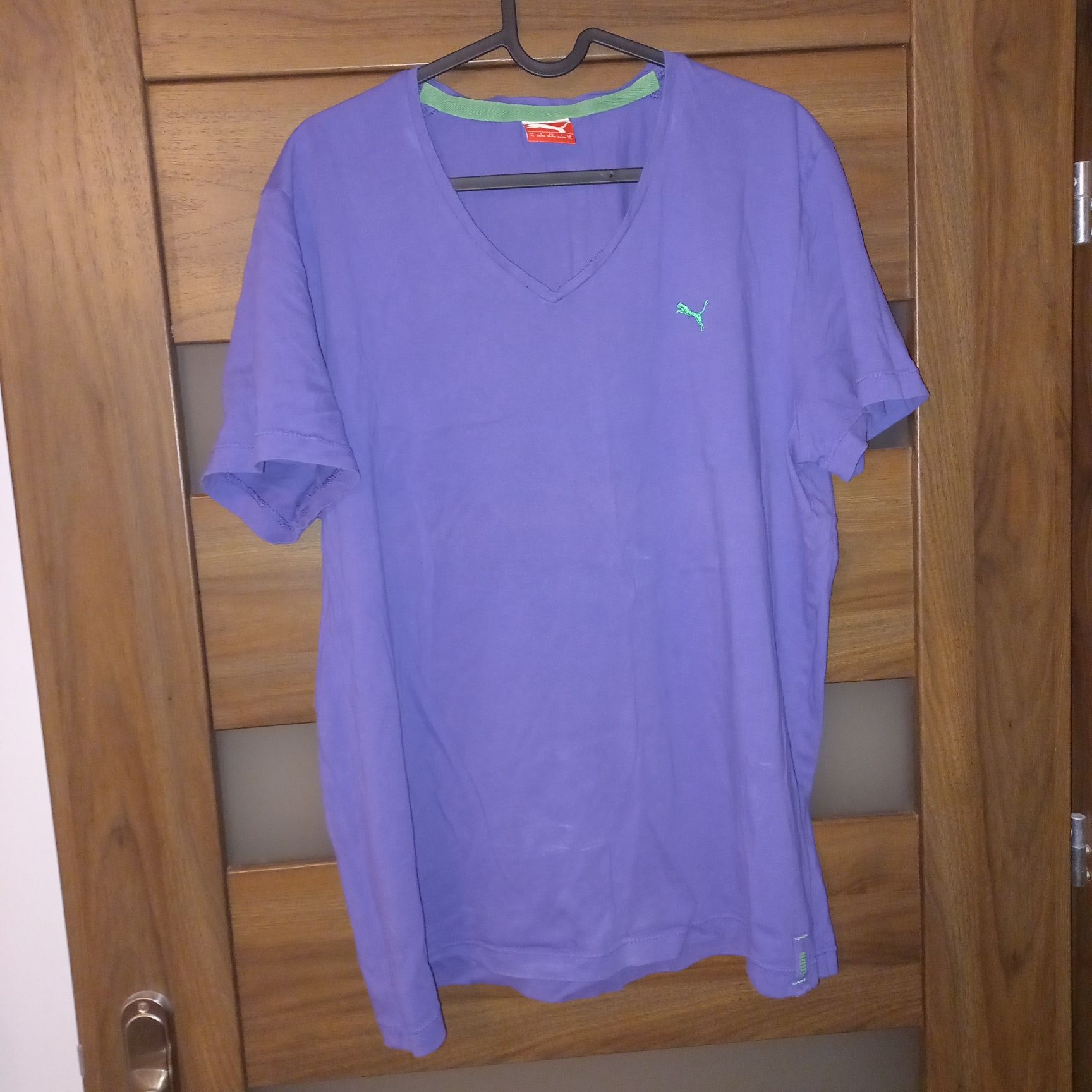 Fioletowa bluzka, koszulka, t-shirt Puma rozm.XL