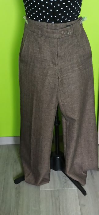 Eleganckie spodnie z wełny