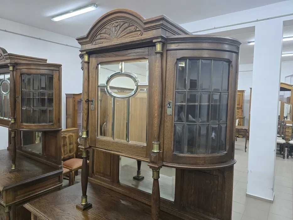 Kredens dębowy w stylu secesyjnym. Transport cały kraj.